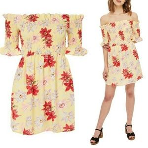 Bardot Floral Minidress